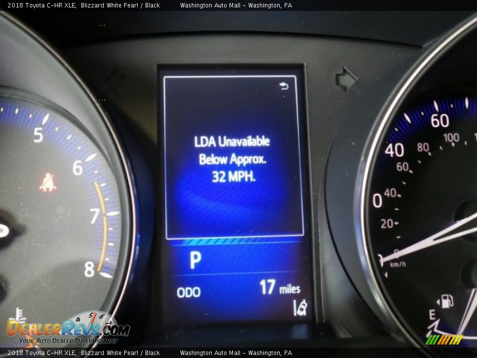 2018 Toyota C-HR XLE Blizzard White Pearl / Black Photo #22
