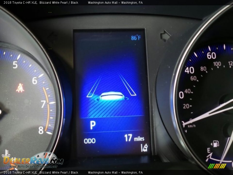 2018 Toyota C-HR XLE Blizzard White Pearl / Black Photo #23
