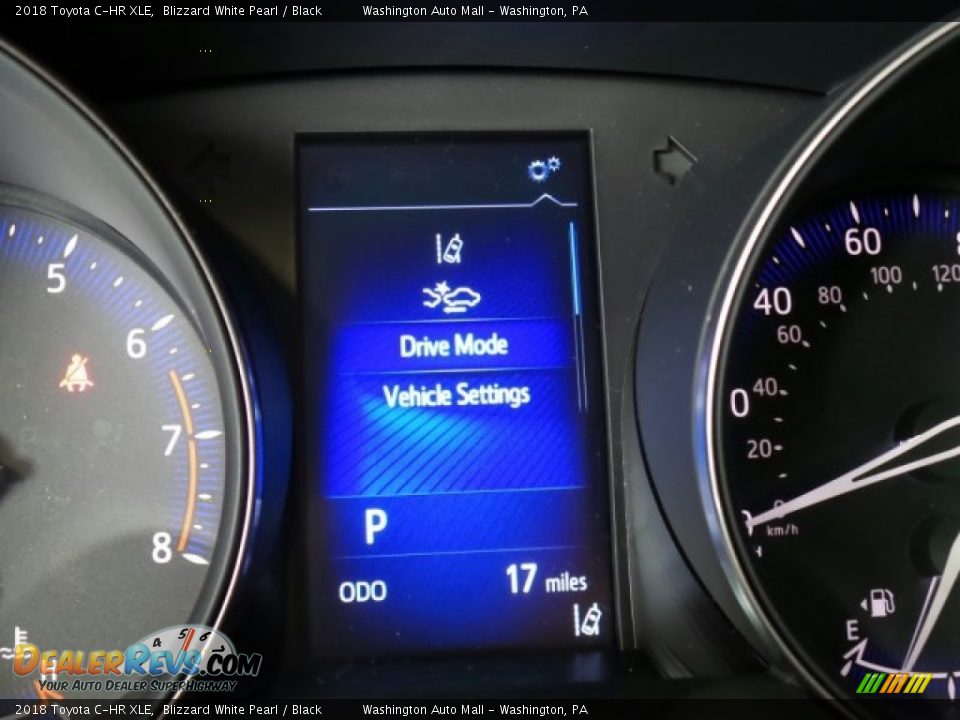 2018 Toyota C-HR XLE Blizzard White Pearl / Black Photo #24