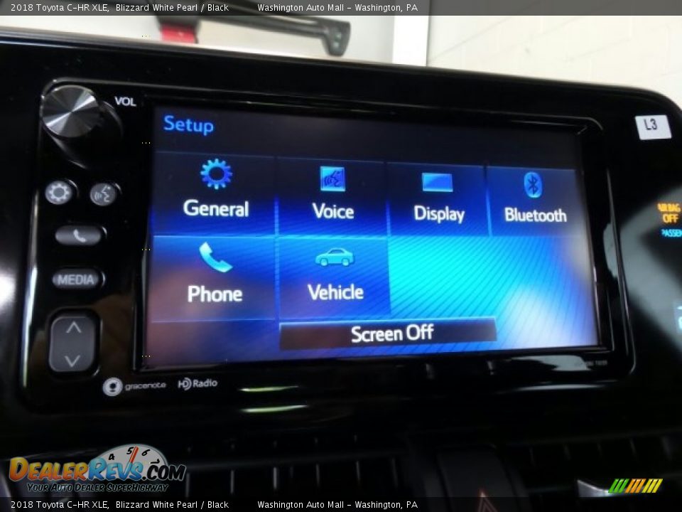 2018 Toyota C-HR XLE Blizzard White Pearl / Black Photo #30