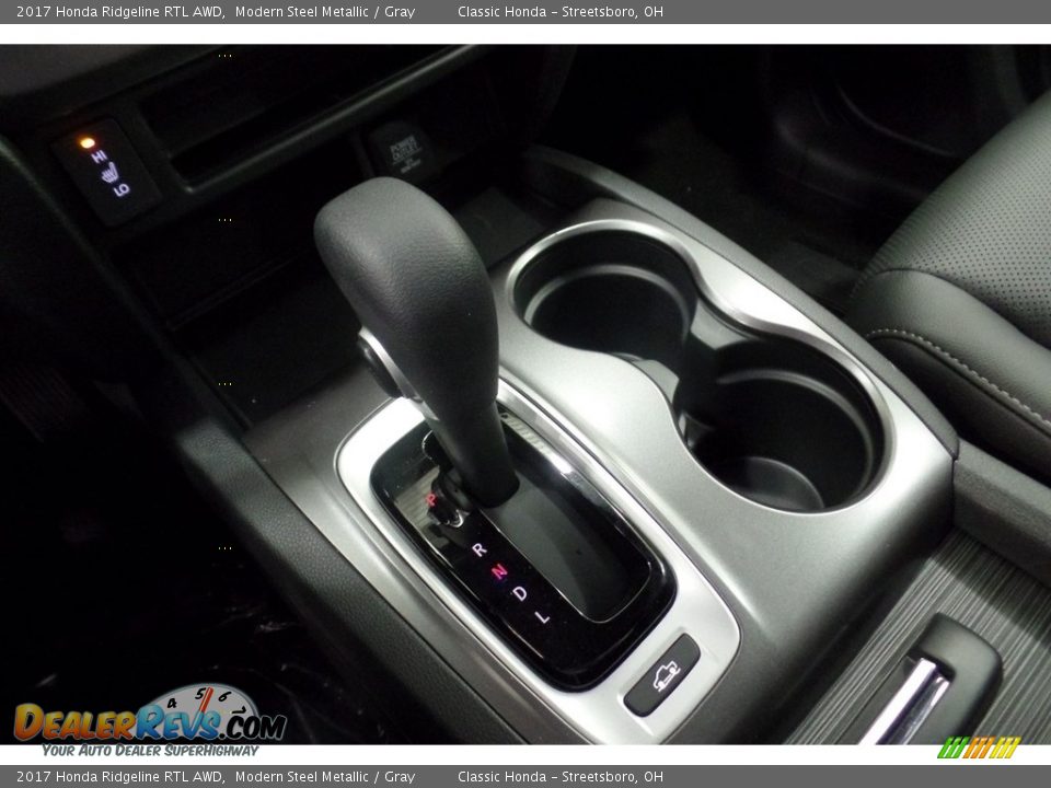 2017 Honda Ridgeline RTL AWD Modern Steel Metallic / Gray Photo #13