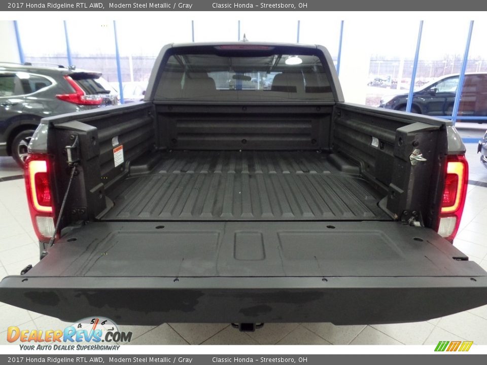 2017 Honda Ridgeline RTL AWD Modern Steel Metallic / Gray Photo #14