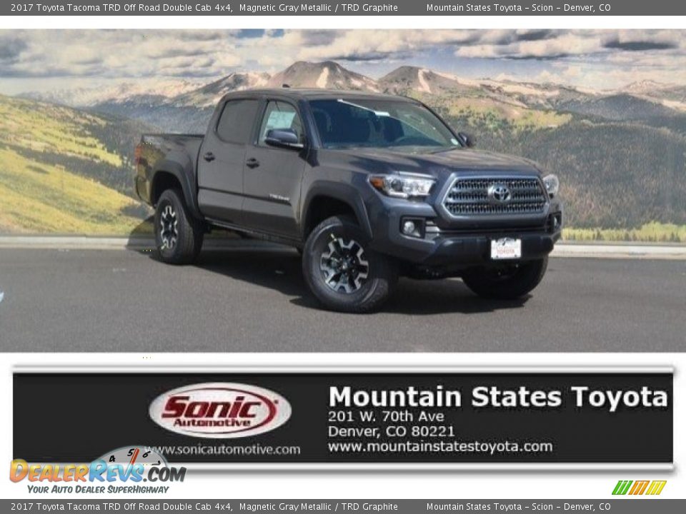 2017 Toyota Tacoma TRD Off Road Double Cab 4x4 Magnetic Gray Metallic / TRD Graphite Photo #1
