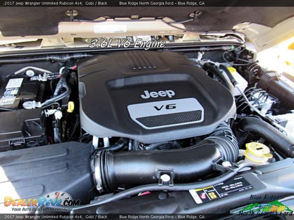 2017 Jeep Wrangler Unlimited Rubicon 4x4 Gobi / Black Photo #11