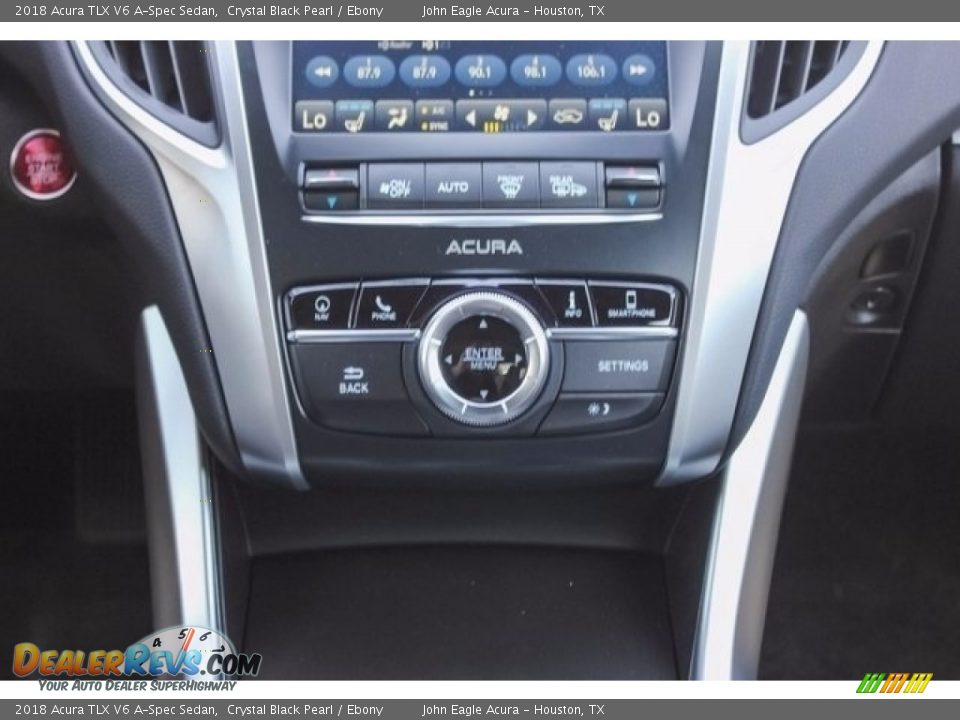 2018 Acura TLX V6 A-Spec Sedan Crystal Black Pearl / Ebony Photo #29