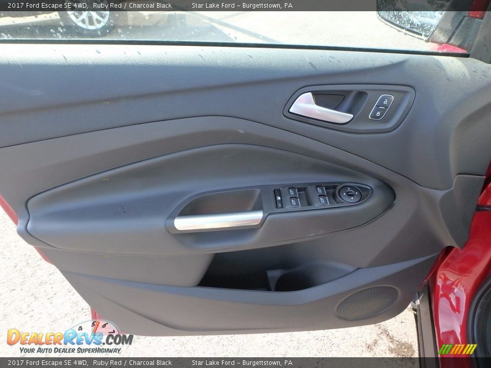 2017 Ford Escape SE 4WD Ruby Red / Charcoal Black Photo #12