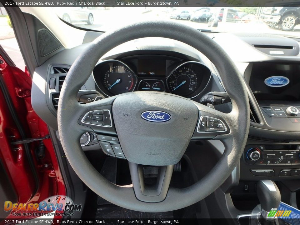 2017 Ford Escape SE 4WD Ruby Red / Charcoal Black Photo #14