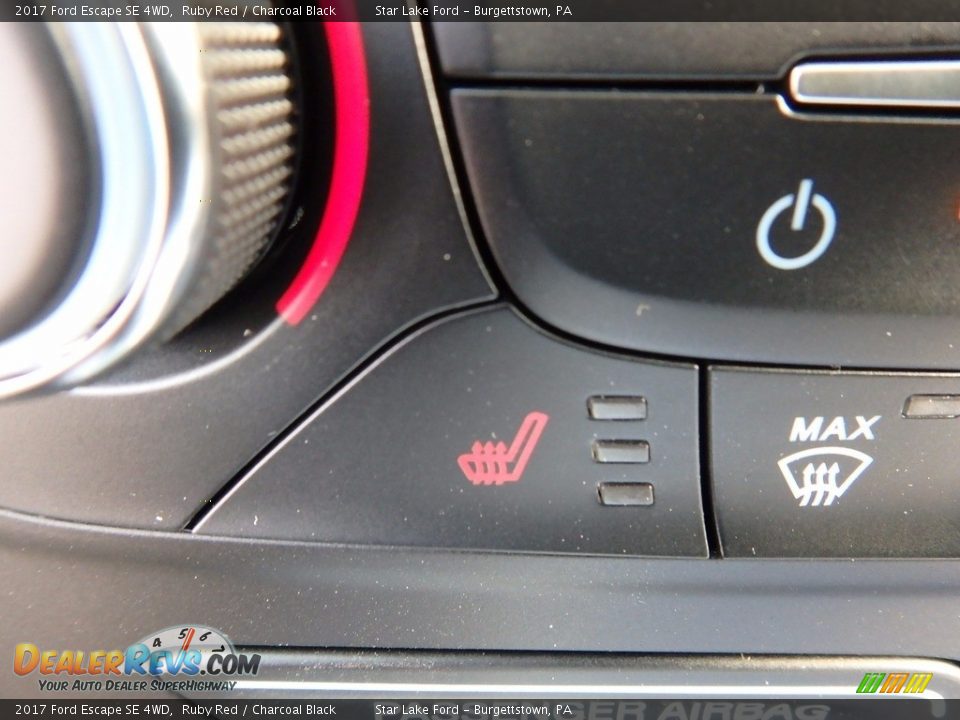2017 Ford Escape SE 4WD Ruby Red / Charcoal Black Photo #16