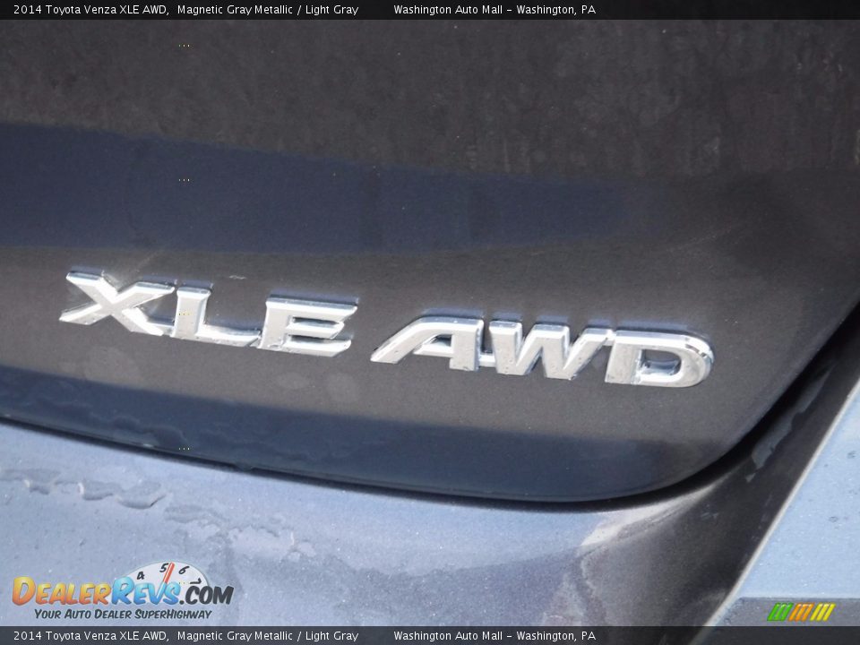 2014 Toyota Venza XLE AWD Magnetic Gray Metallic / Light Gray Photo #10