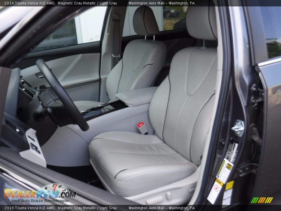 2014 Toyota Venza XLE AWD Magnetic Gray Metallic / Light Gray Photo #14