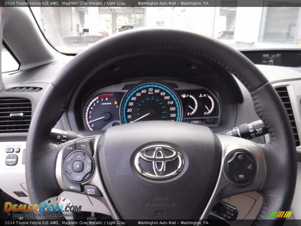 2014 Toyota Venza XLE AWD Magnetic Gray Metallic / Light Gray Photo #21