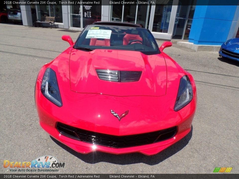 2018 Chevrolet Corvette Z06 Coupe Torch Red / Adrenaline Red Photo #2