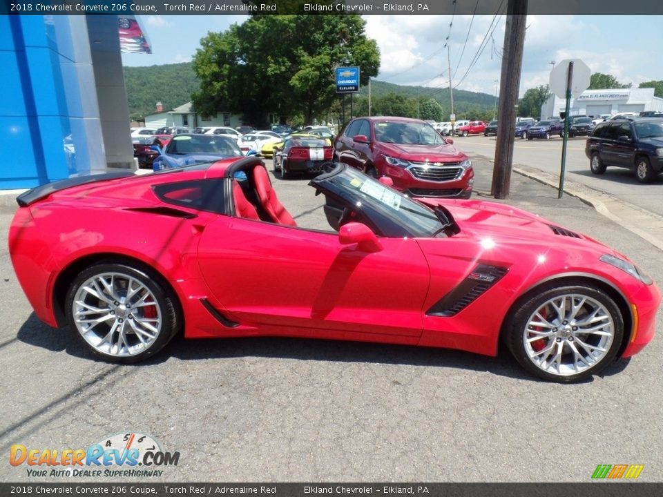 2018 Chevrolet Corvette Z06 Coupe Torch Red / Adrenaline Red Photo #4