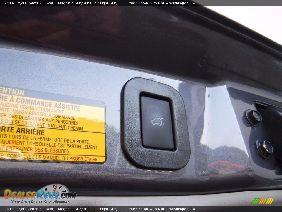 2014 Toyota Venza XLE AWD Magnetic Gray Metallic / Light Gray Photo #25
