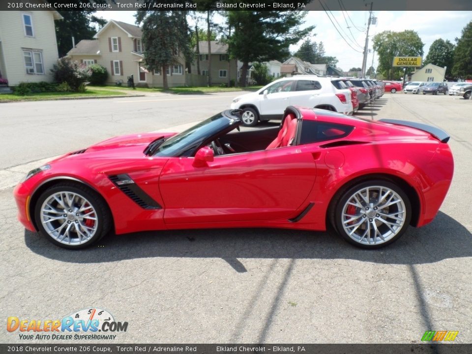 2018 Chevrolet Corvette Z06 Coupe Torch Red / Adrenaline Red Photo #5