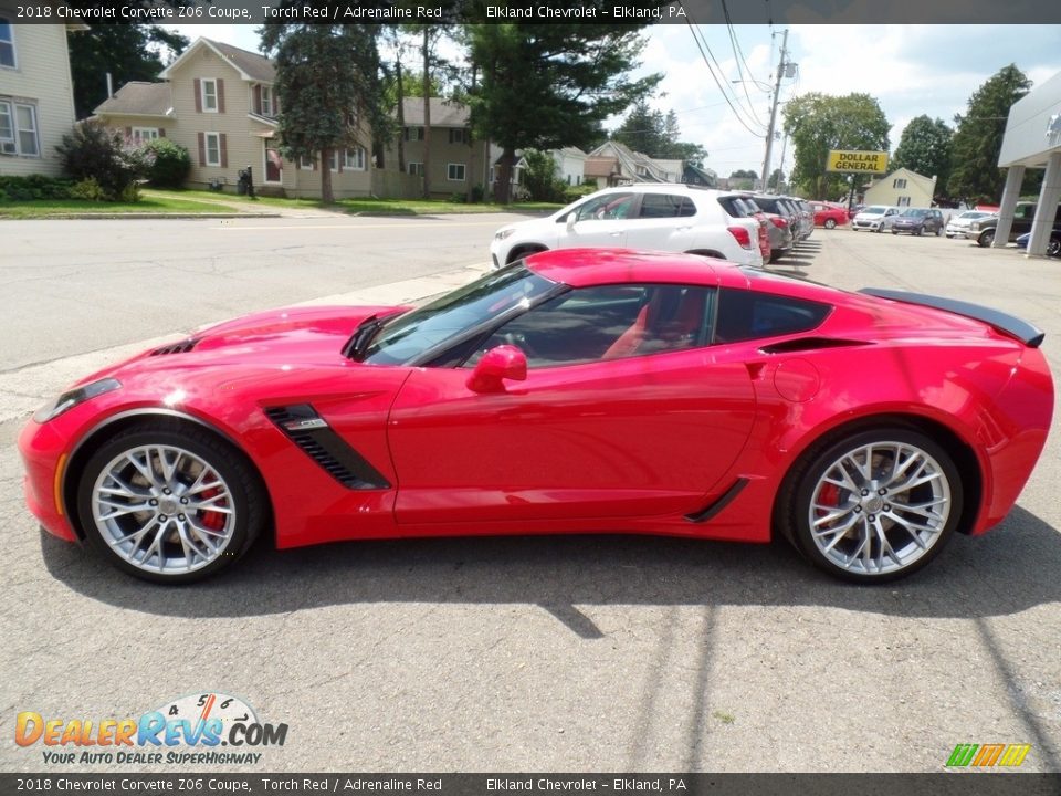 2018 Chevrolet Corvette Z06 Coupe Torch Red / Adrenaline Red Photo #6