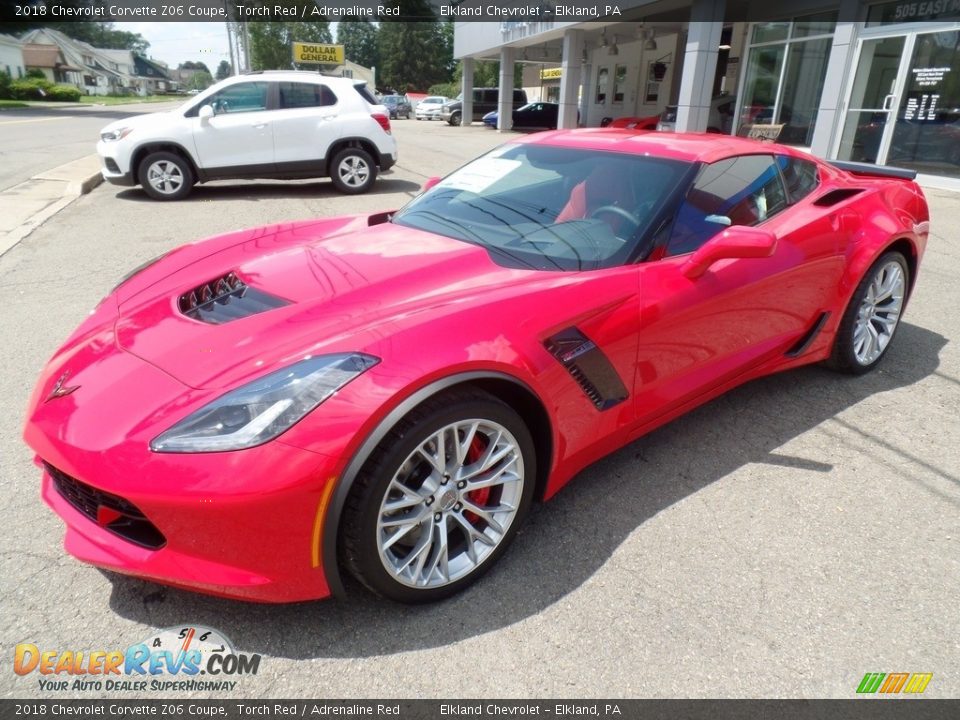 2018 Chevrolet Corvette Z06 Coupe Torch Red / Adrenaline Red Photo #7