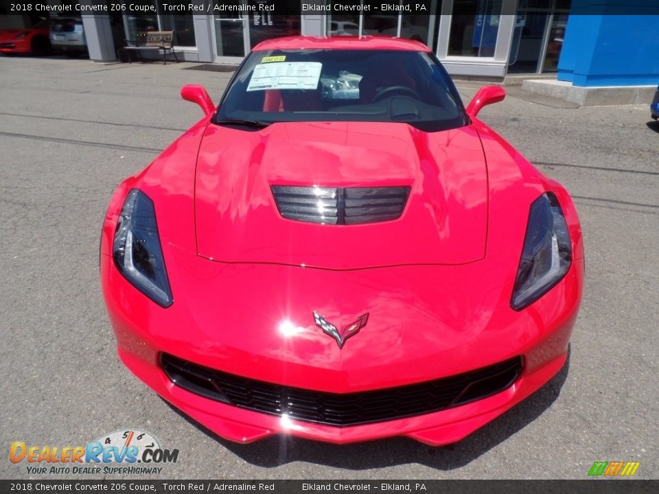 2018 Chevrolet Corvette Z06 Coupe Torch Red / Adrenaline Red Photo #8