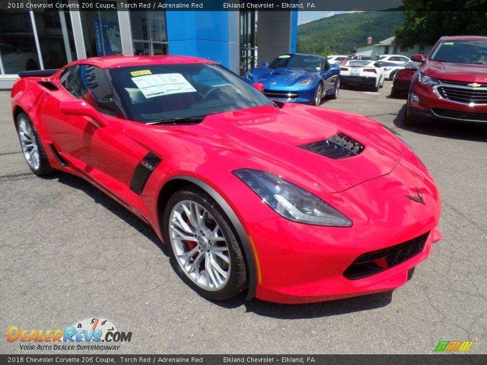 2018 Chevrolet Corvette Z06 Coupe Torch Red / Adrenaline Red Photo #9