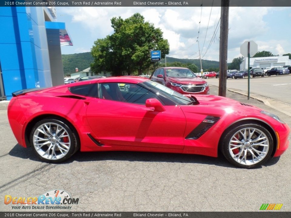 2018 Chevrolet Corvette Z06 Coupe Torch Red / Adrenaline Red Photo #10
