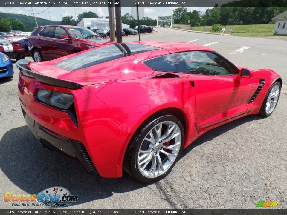 2018 Chevrolet Corvette Z06 Coupe Torch Red / Adrenaline Red Photo #11