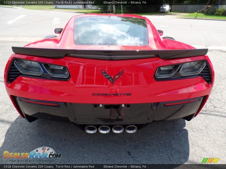 2018 Chevrolet Corvette Z06 Coupe Torch Red / Adrenaline Red Photo #12