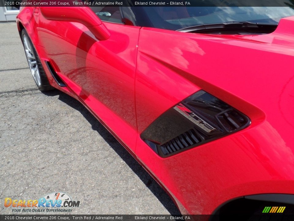 2018 Chevrolet Corvette Z06 Coupe Torch Red / Adrenaline Red Photo #15