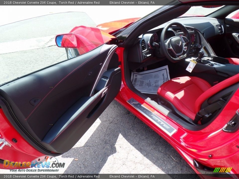 2018 Chevrolet Corvette Z06 Coupe Torch Red / Adrenaline Red Photo #17