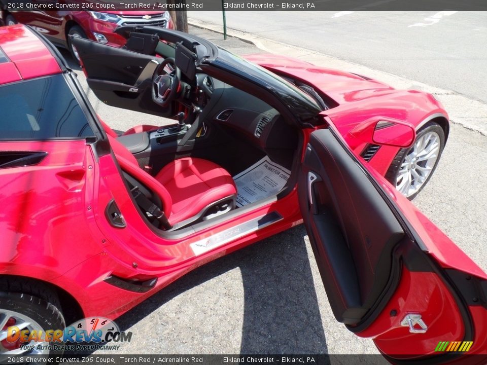 2018 Chevrolet Corvette Z06 Coupe Torch Red / Adrenaline Red Photo #18