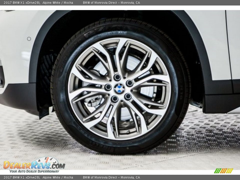 2017 BMW X1 xDrive28i Alpine White / Mocha Photo #9