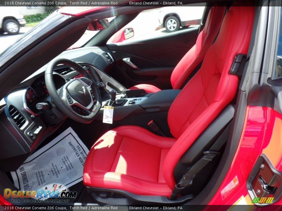 2018 Chevrolet Corvette Z06 Coupe Torch Red / Adrenaline Red Photo #21