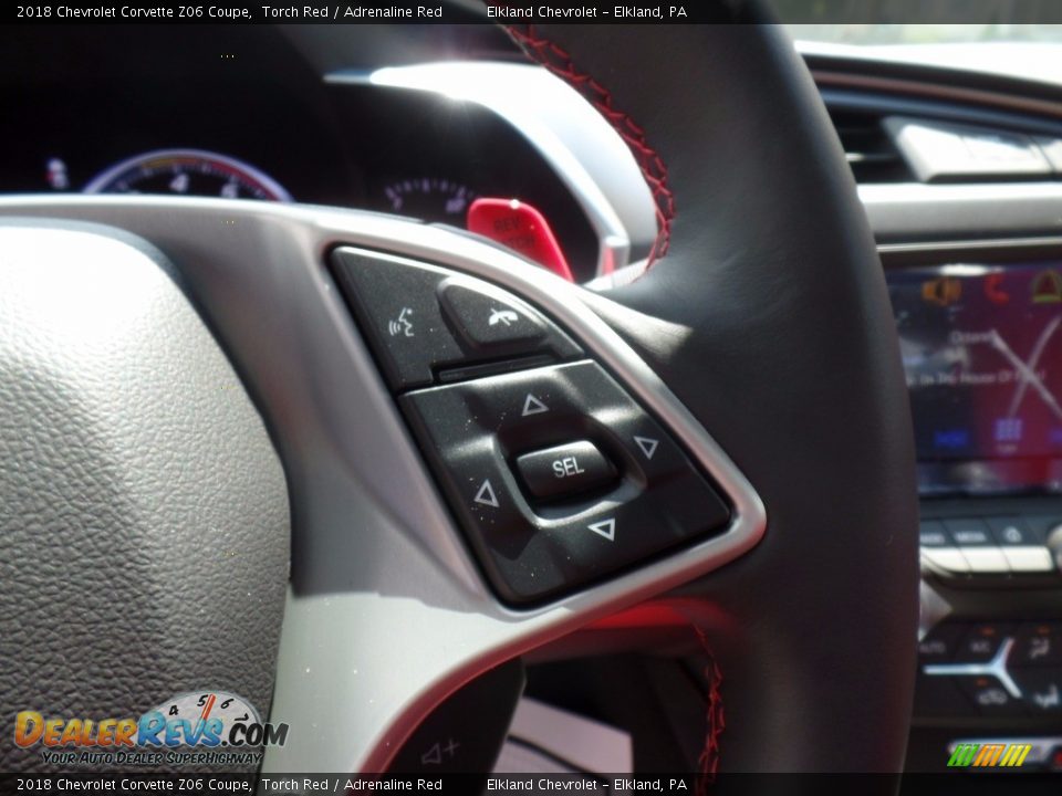 2018 Chevrolet Corvette Z06 Coupe Torch Red / Adrenaline Red Photo #25