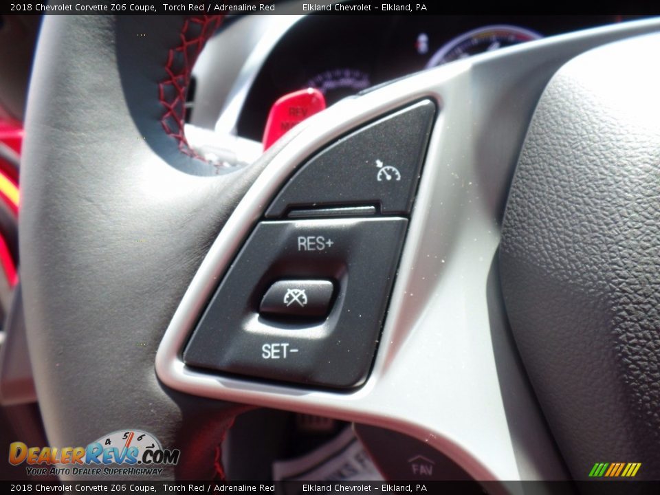 2018 Chevrolet Corvette Z06 Coupe Torch Red / Adrenaline Red Photo #26