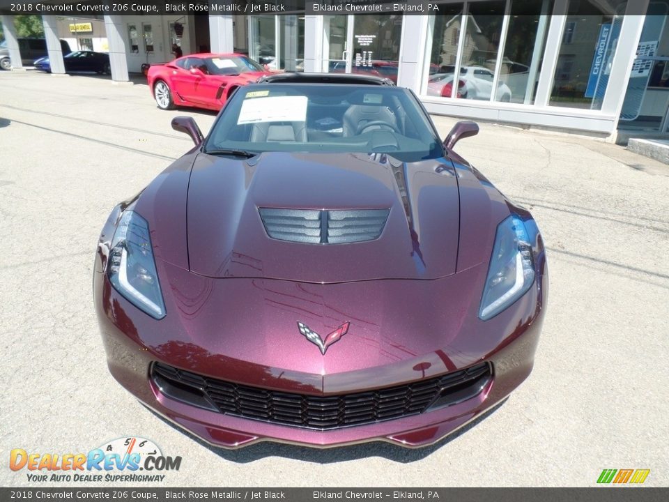 2018 Chevrolet Corvette Z06 Coupe Black Rose Metallic / Jet Black Photo #2