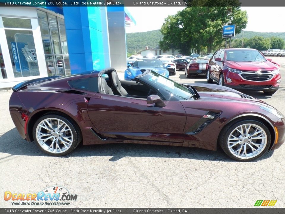 2018 Chevrolet Corvette Z06 Coupe Black Rose Metallic / Jet Black Photo #5
