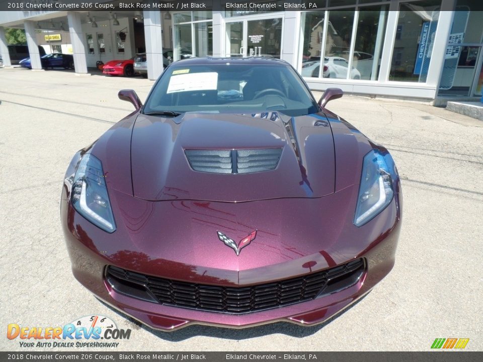 2018 Chevrolet Corvette Z06 Coupe Black Rose Metallic / Jet Black Photo #8
