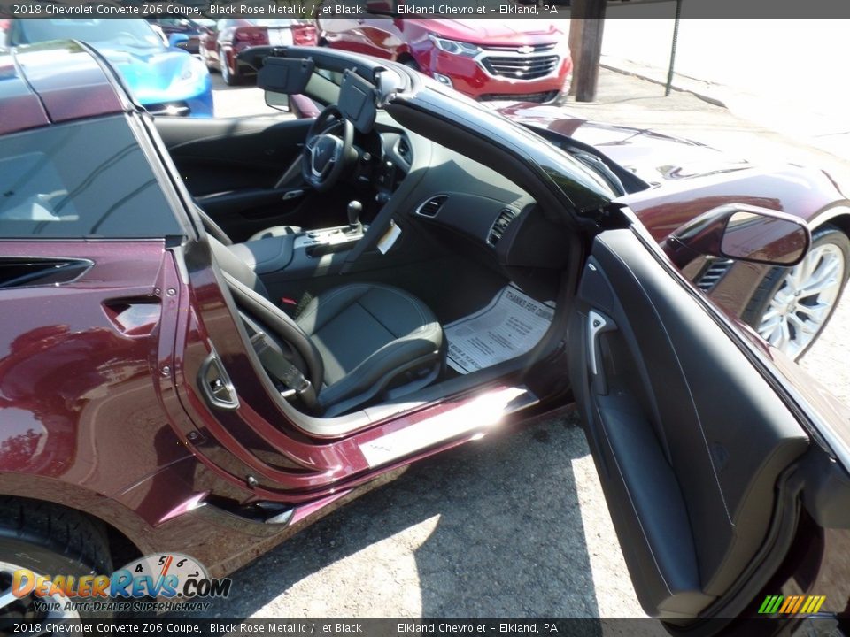 2018 Chevrolet Corvette Z06 Coupe Black Rose Metallic / Jet Black Photo #17