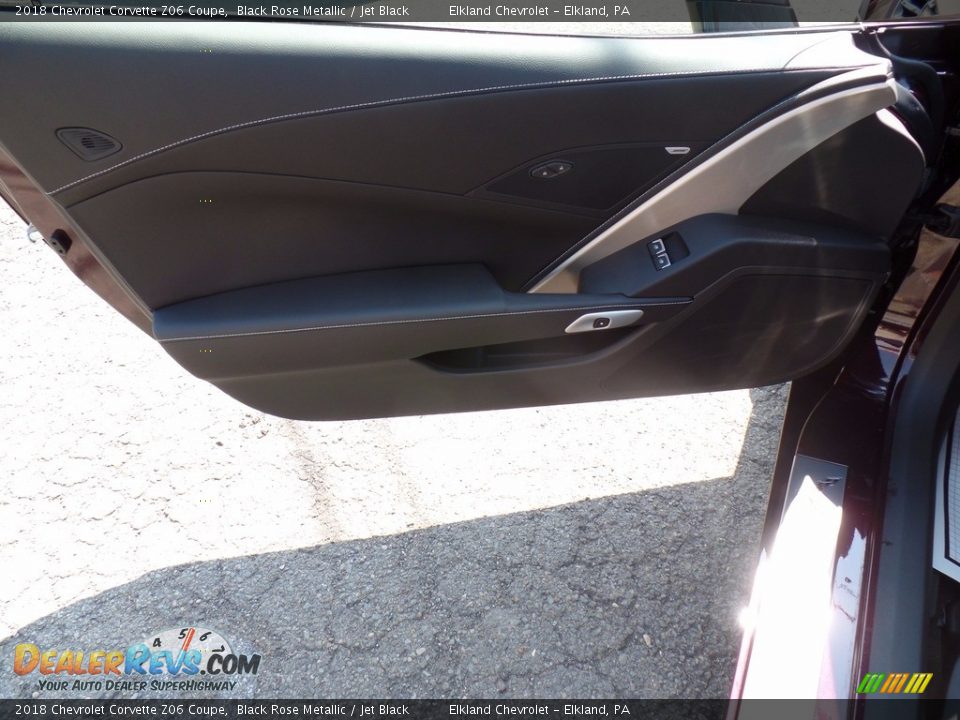 2018 Chevrolet Corvette Z06 Coupe Black Rose Metallic / Jet Black Photo #19