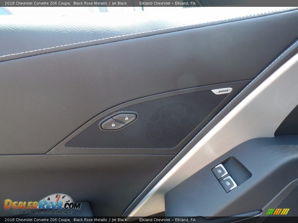 2018 Chevrolet Corvette Z06 Coupe Black Rose Metallic / Jet Black Photo #20