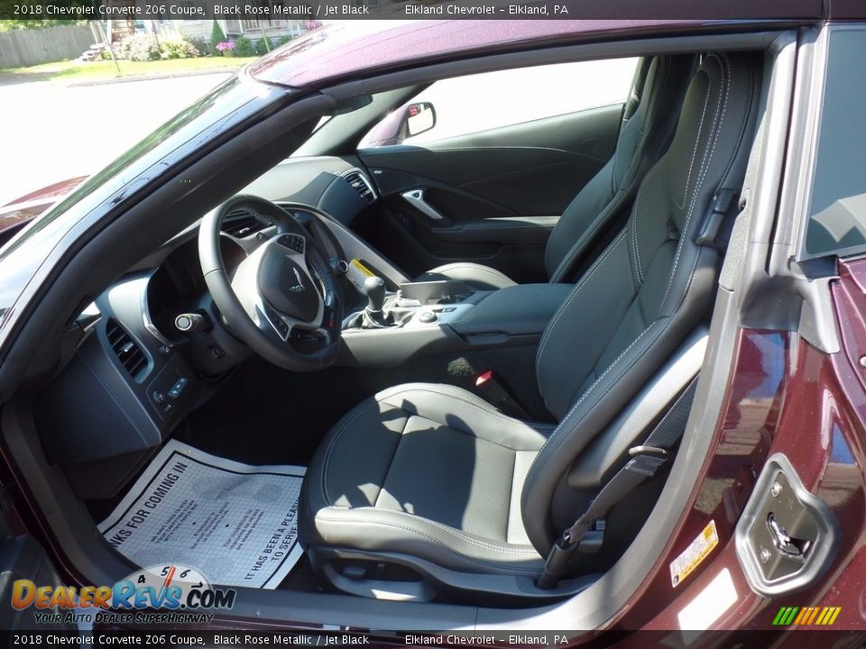 2018 Chevrolet Corvette Z06 Coupe Black Rose Metallic / Jet Black Photo #21