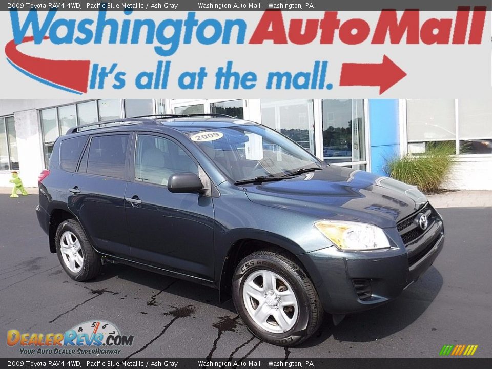 2009 Toyota RAV4 4WD Pacific Blue Metallic / Ash Gray Photo #1