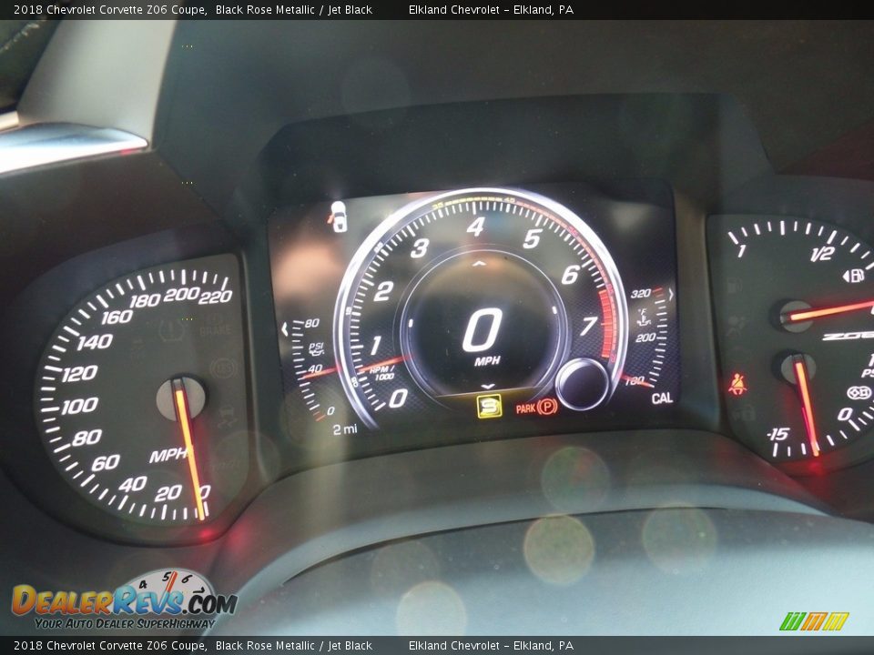 2018 Chevrolet Corvette Z06 Coupe Gauges Photo #28