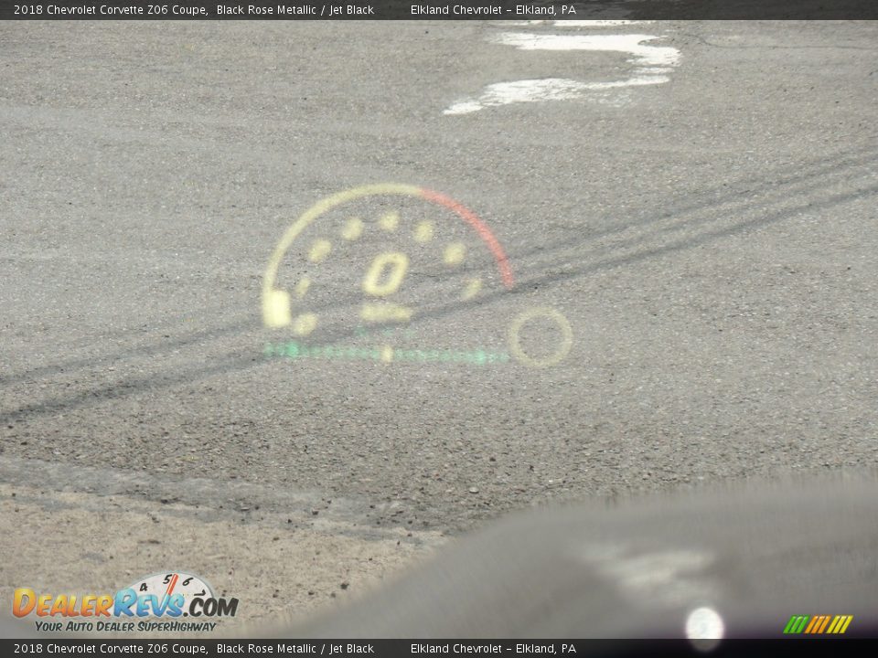 2018 Chevrolet Corvette Z06 Coupe Black Rose Metallic / Jet Black Photo #29