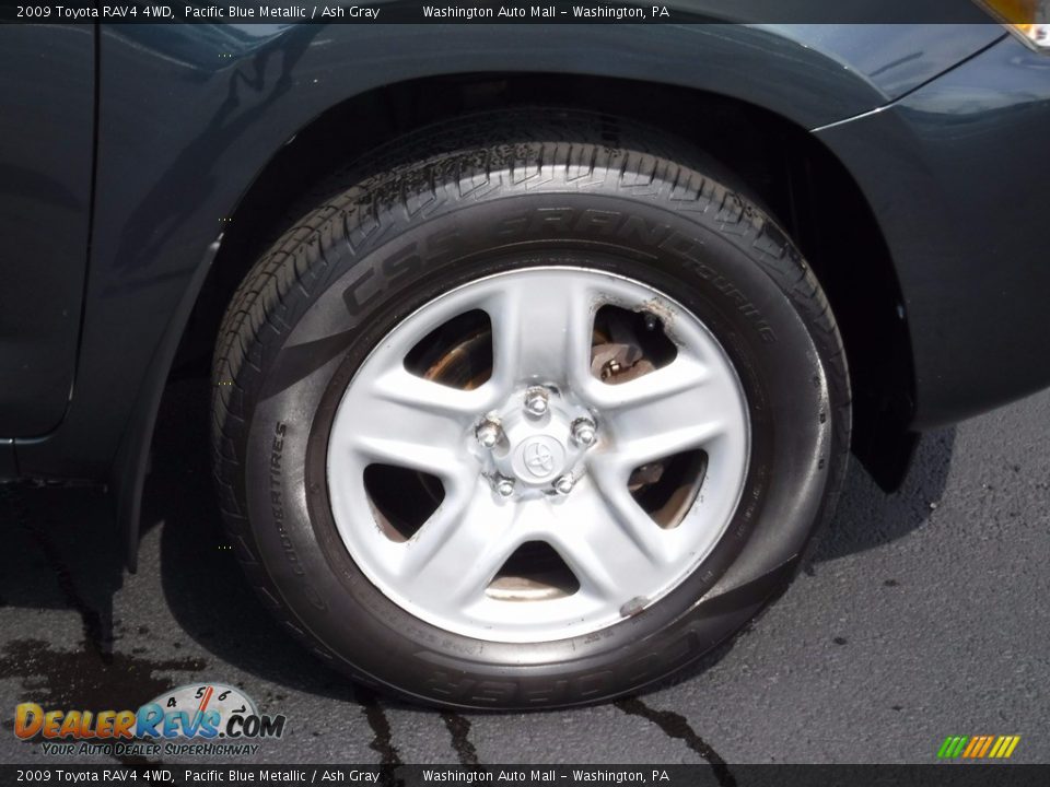 2009 Toyota RAV4 4WD Pacific Blue Metallic / Ash Gray Photo #3