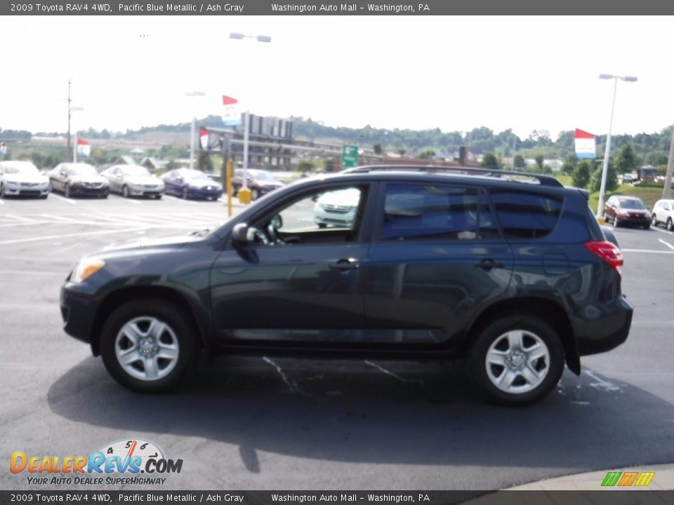 2009 Toyota RAV4 4WD Pacific Blue Metallic / Ash Gray Photo #7