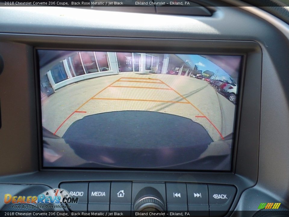 2018 Chevrolet Corvette Z06 Coupe Black Rose Metallic / Jet Black Photo #34