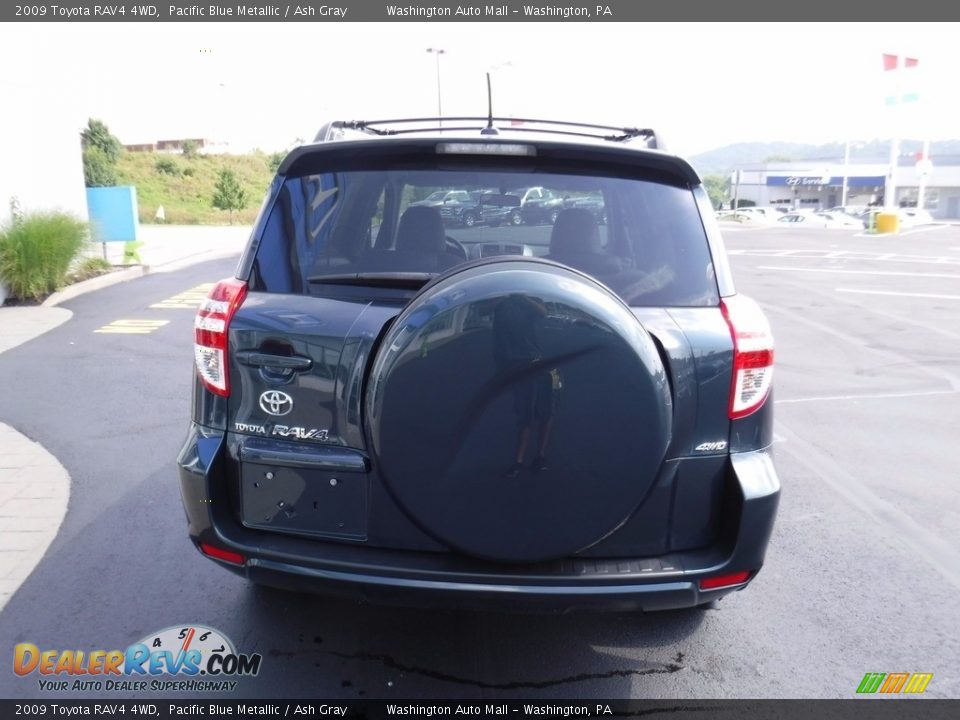 2009 Toyota RAV4 4WD Pacific Blue Metallic / Ash Gray Photo #9