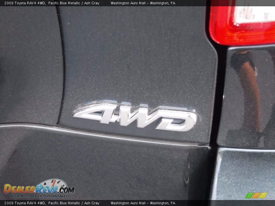 2009 Toyota RAV4 4WD Pacific Blue Metallic / Ash Gray Photo #11