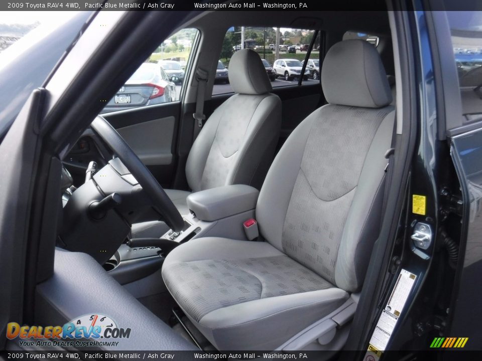2009 Toyota RAV4 4WD Pacific Blue Metallic / Ash Gray Photo #12