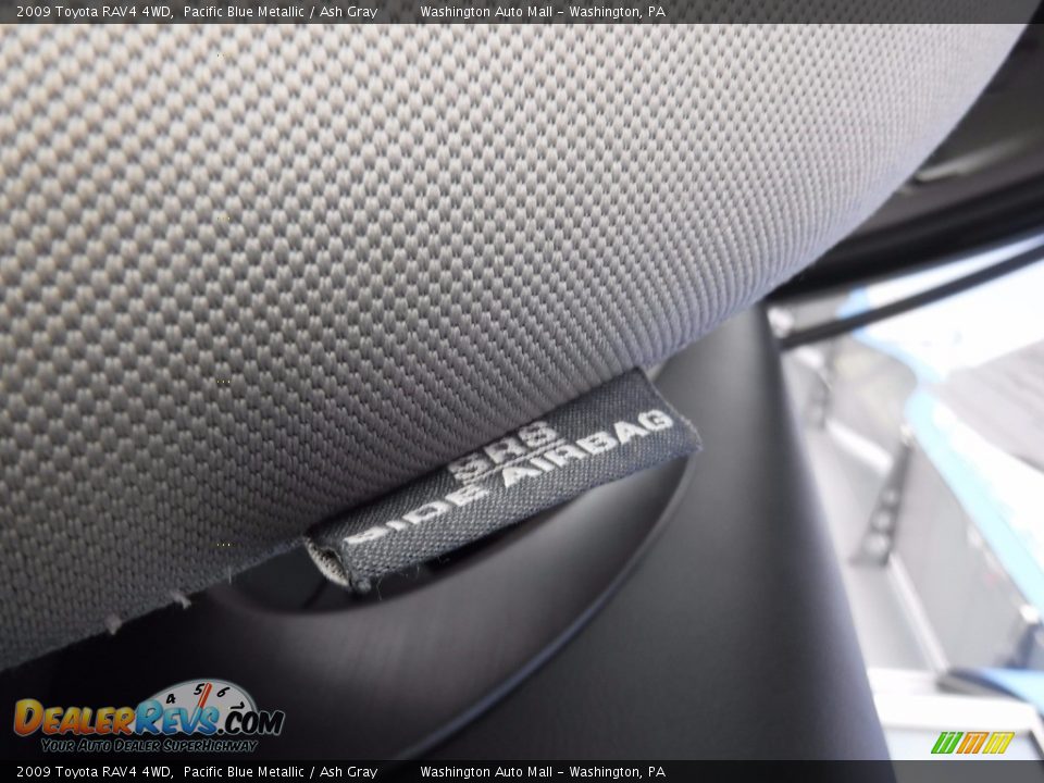 2009 Toyota RAV4 4WD Pacific Blue Metallic / Ash Gray Photo #13